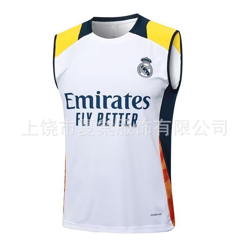 2026 New Model Real Madrid Fan 3D Printed Sleeveless Sports Vest for Men, Cross-Border Foreign Trade Trendy Casual Fitness Top 2026 New Model Real Madrid Fan 3D Printed Sleeveless Sports Vest for Men, Cross-Border Foreign Trade Trendy Casual Fitness Top