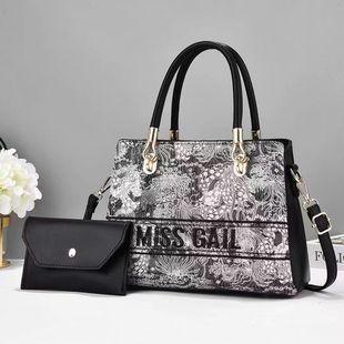 New Simple and Fashionable Mother-In-Law Handbag High-End Casual Shoulder Crossbody Bag Manufacturer Wholesale Large Capacity Women's Bag