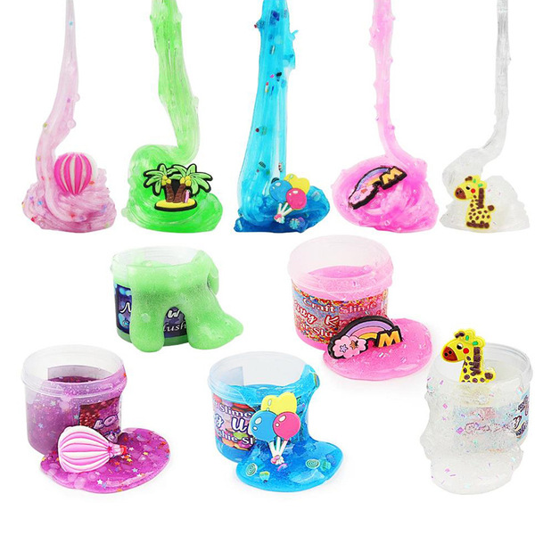 Crystal Crystal Slaim mucus jelly jelly mud sludge sludge gel pokes…