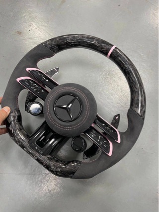 Suitable for Mercedes-Benz Dragonfly Amg Steering Wheel Abcegrsv Class Old Model Upgrade Modification New Carbon Fiber Steering Wheel
