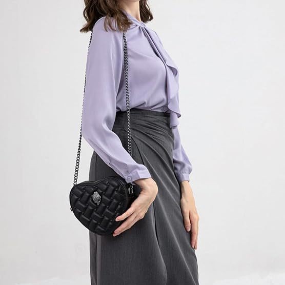 跨境外贸新款女包包爱心形菱格链条鹰鸟头个性百搭时尚单肩斜挎包