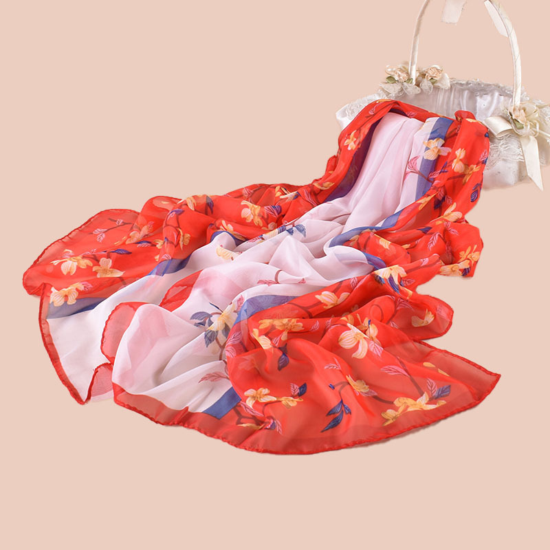 elegant thin shiffon breathable scarf