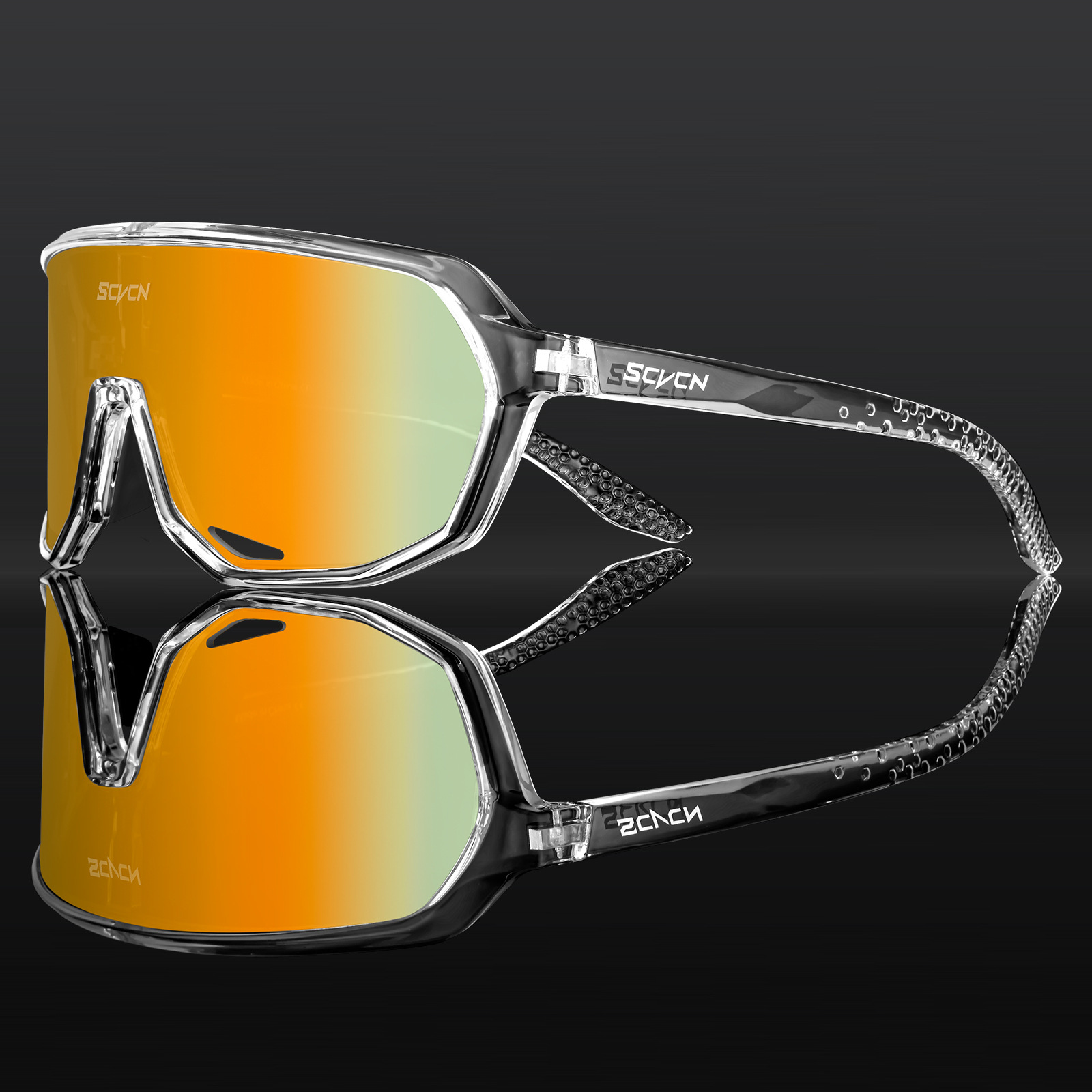 Gafas de Ciclismo Deportivo de PC, Lentes Intercambiables para Deportes al Aire Libre
