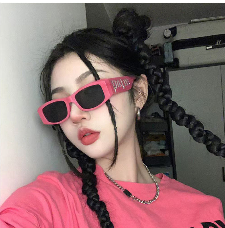 墨镜防紫外线女夏防晒眼太阳镜小方款百搭欧美个性嘻哈sunglasses