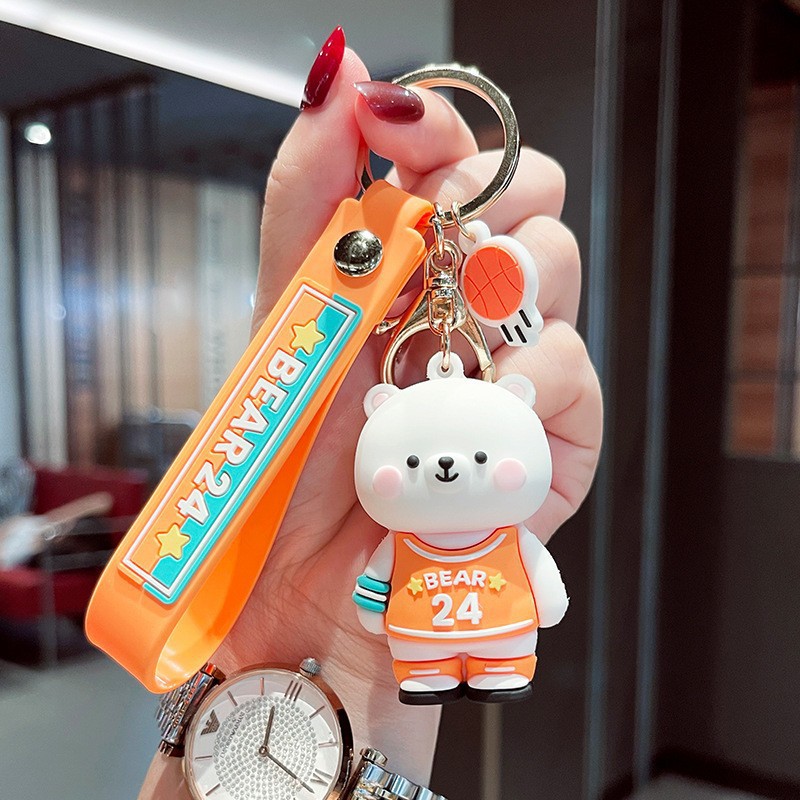 Venta directa de fábrica llavero colgante pequeño muñeca tridimensional llavero de coche mochila escolar colgante puesto al por mayor productos pequeños