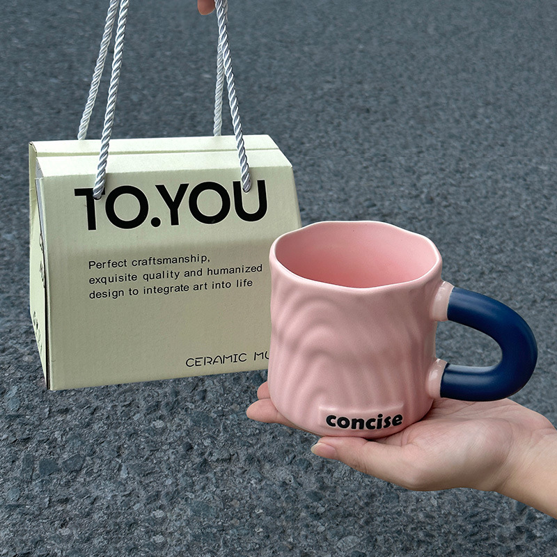 Inglés creativo taza de regalo de regalo de cumpleaños taza de cerámica de oficina taza de agua para el hogar