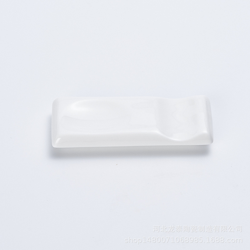 骨磁器純白箸架陶磁器両用箸托スプーン托味皿多目的ホテル置物家庭用印字可能|undefined