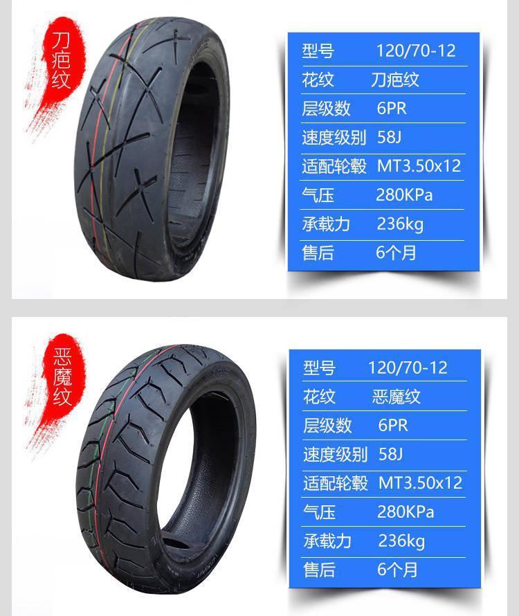 130/90-10 Land Rover pedal motorcycle tire 120/70-12 inch little monkey Zuma electric vehicle vacuum tire