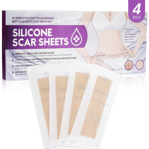 Cross-border ELAIMEI self-adhesive scar patch for burns, caesarean section surgery scar beauty patch (large)