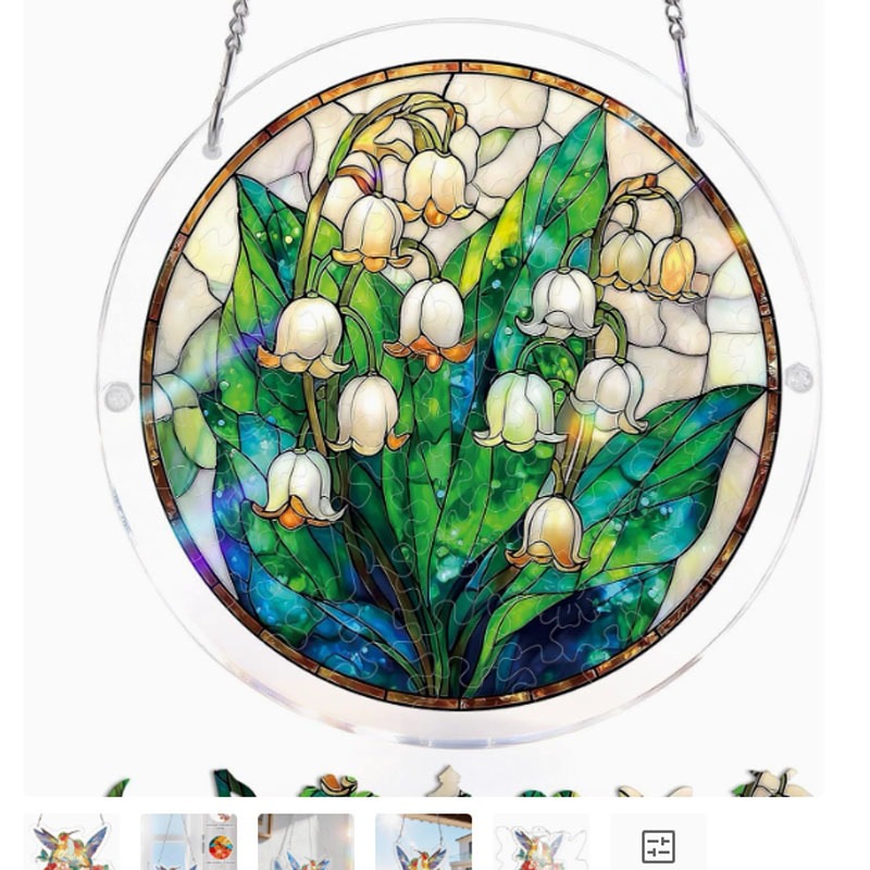 Puzzle captura de luz colgante Lily