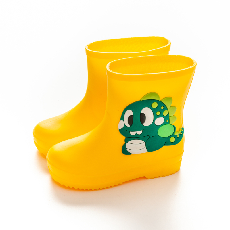 子供のかわいい雨靴防水滑り止めの子供の雨靴幼児ゴム靴赤ちゃんの水靴2-7歳の漫画の靴の道|undefined