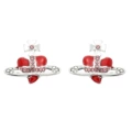 Red earrings es503