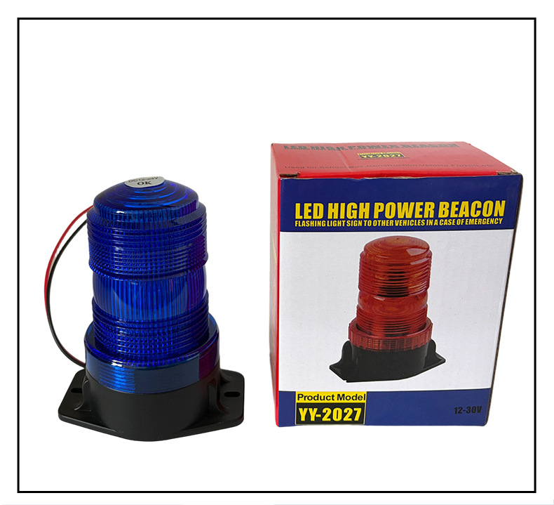 30LED warning light for construction forklifts, waterproof and dustproof strobe light for machine tools, construction safety alarm indicator light