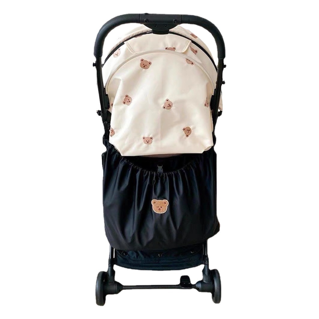 INS Corea del Sur nuevo portátil oso momia bolsa cochecito de bebé almacenamiento colgante bolsa