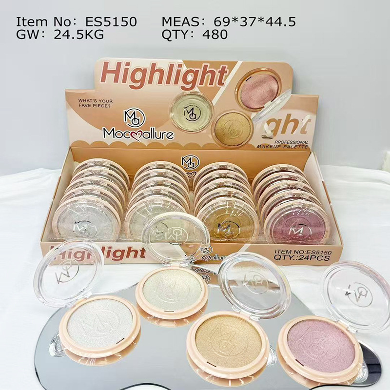 Paleta de Polvo Compacto y Rubor Multiuso Iluminador para Maquillaje Facial image 8