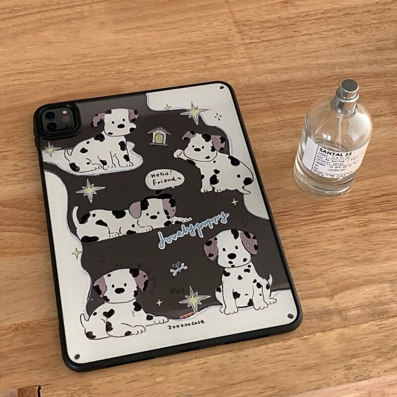 Ins Cartoon Dogs for iPad Protective Case New Pro with Pen Slot Mini6 Stand Air5 Apple 4