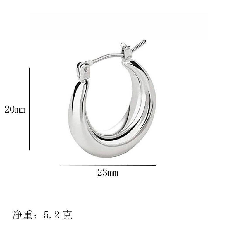 중공귀걸이 스틸