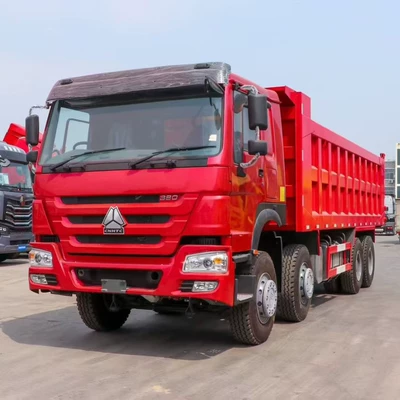 Yük maşınları Refurbished Sinotruk Howo 12-Wheel