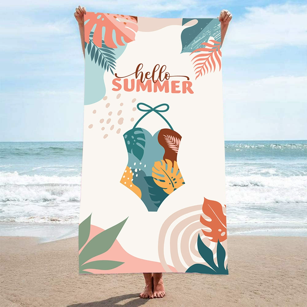 Quick dry double-sided beach cartoon cute bath towel, (Physicals), Amazon