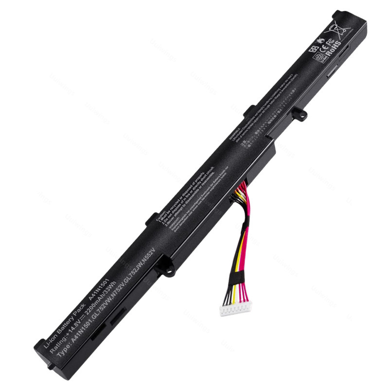 For ASUS N552V notebook N752V GL752JW GL752VW FX71 battery A41N1501 For ASUS N552V notebook N752V GL752JW GL752VW FX71 battery A41N1501