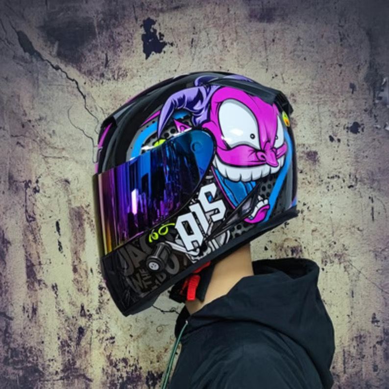 보라색 광대/컬러 거울