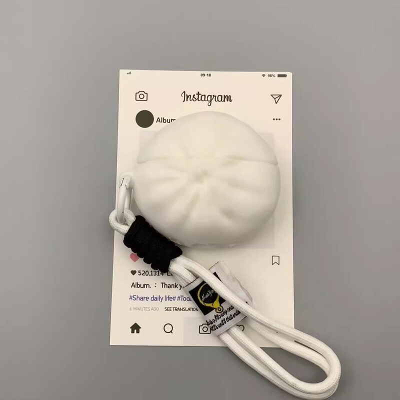 创意饺子适用苹果airpods4代保护套pro2二代3代蓝牙耳机壳四代1代|undefined