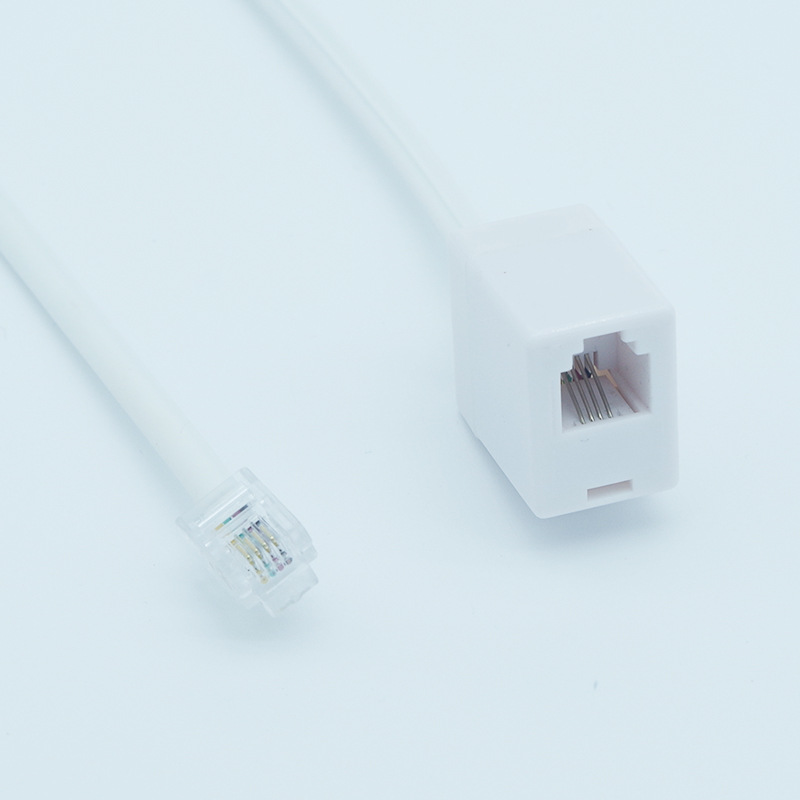 �绰ת��ͷ RJ11 6P4C 12cm�绰ͨ��ת��ͷ �绰ת�ӿڴ��� 6P