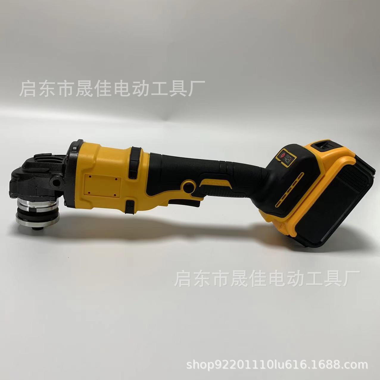 外贸无刷锂电角磨机 无线打磨机 多功能切割机 抛光机 充电磨光机