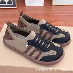 2025爆款春季时尚洋气德训鞋女士休闲单鞋软底防滑懒人鞋轻便舒适