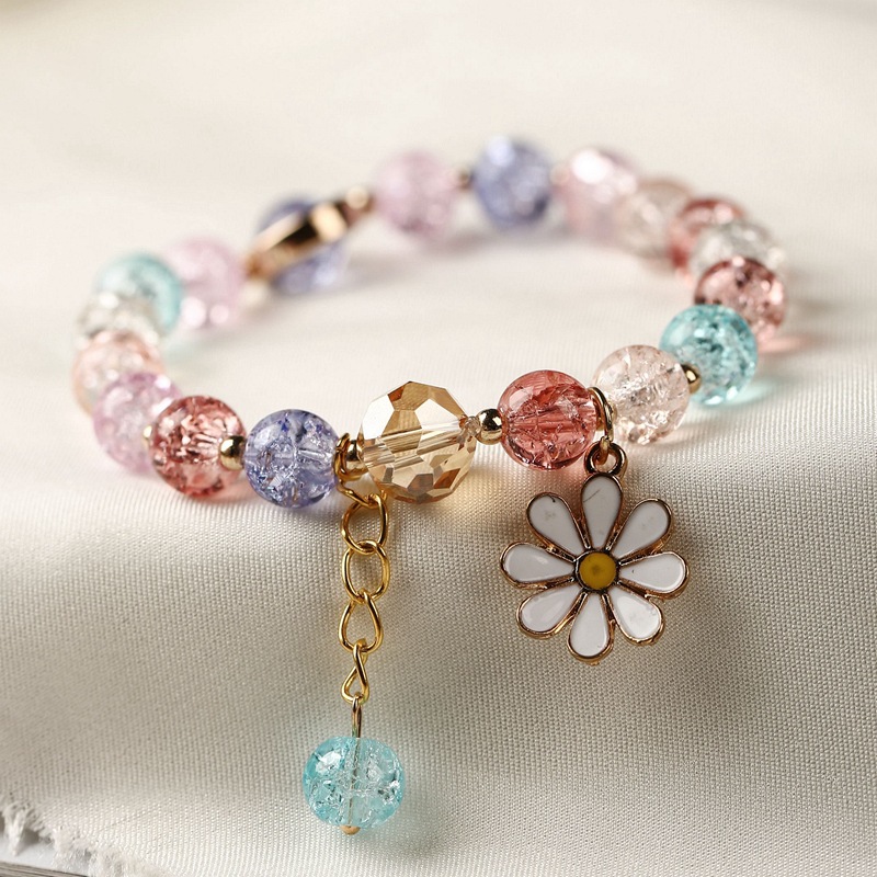 Jewelry Bracelet colour crystal Bracelet Xiaoqing student Simplicity Chrysanthemum Bracelets wholesale Stall up Stall goods