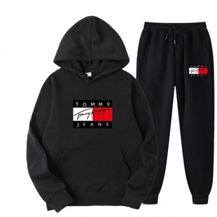 Spring and Autumn Sports Sweatshirt Sweatpants Fashion suit Men's Casual Sportswear Hooded Sweatshirt Men's and Women's Sportswear suit