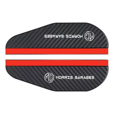 Rearview mirror rainproof sticker, Universal Thickened Carbon Fiber - 55165a-pair-of-rain-eyebrows-mg
