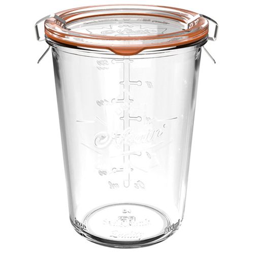 Glass sealed jar, pickle jar, household food pickle jar, sauerkraut pickle pickle wine repackaging container with lid