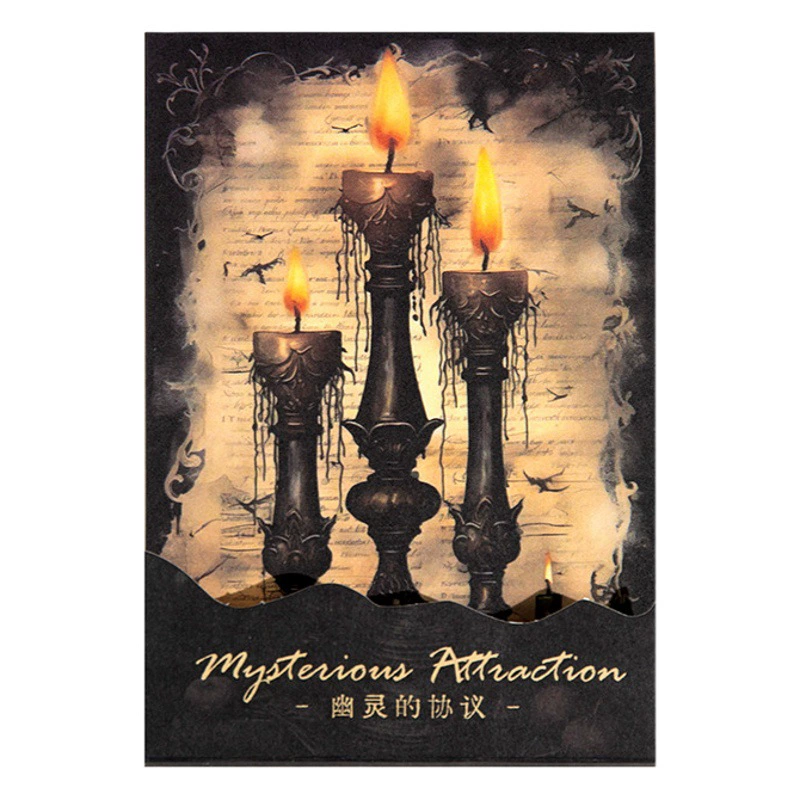 Материал Яньцзи, бумага, серия «Таинственное притяжение», справочник в готическом стиле, декоративные материалы «сделай сам», 20 листов в 5 стилях