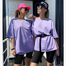 Loose T-shirt + pants summer ladies sports and leisure suit