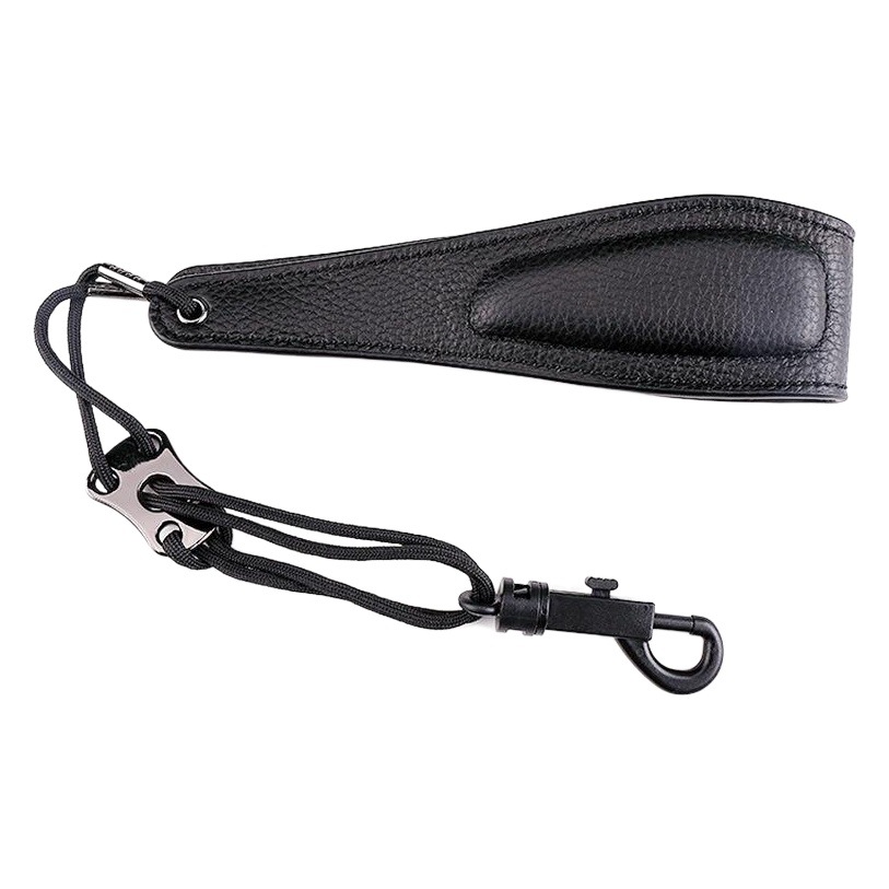 Ventas directas de fábrica 2018 nuevo saxofón correa para el cuello de alta calidad de cuero de vaca masaje hombro correa para el cuello personalizable