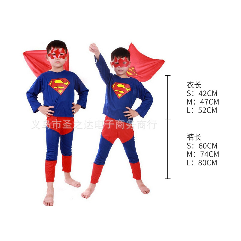 Halloween Children's Costume Children's Superman Costume Spider-Man Costume Zorro Costume Bat Costume 2