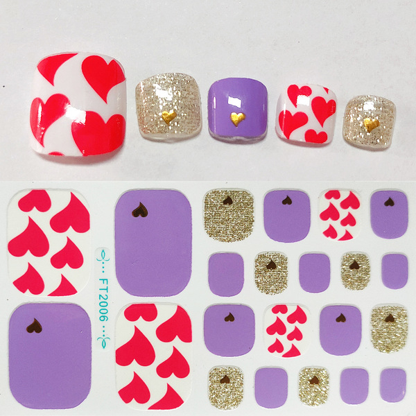 summer fake nails