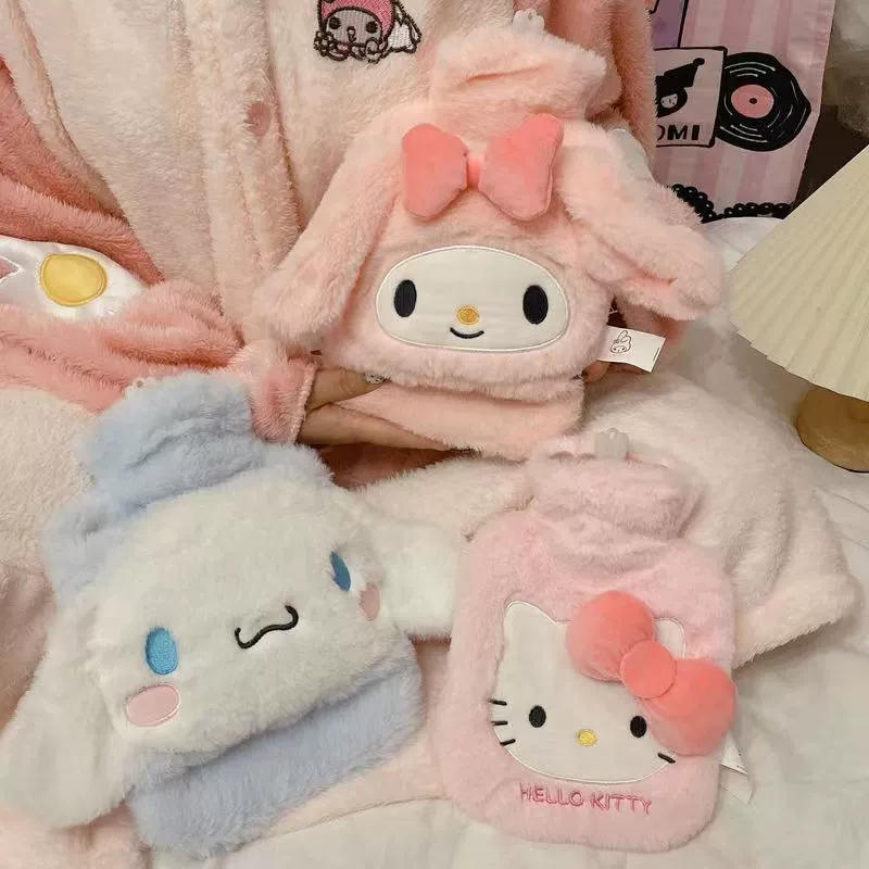 Sanrio, water container, cartoon winter compress