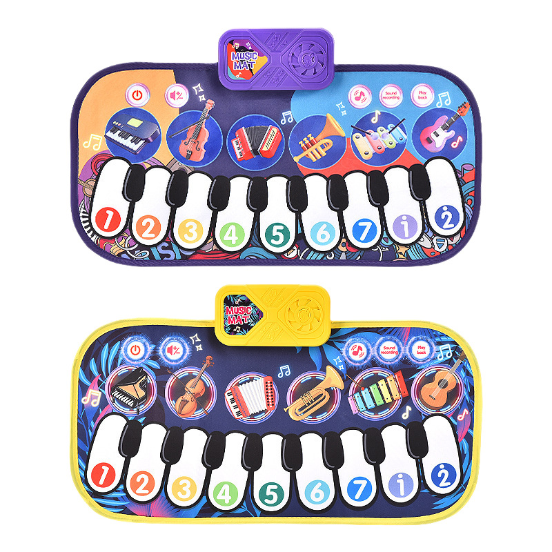 Amazon juego de juguetes de acertijo infantil interactivos sonoros y ópticos transfronterizos divertidos juguetes de almohadilla de música de 3 - 6 años de edad