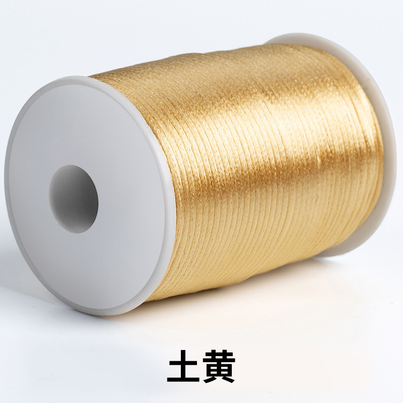 4番線中国結び紐3 5 6 7番赤いロープブレスレット編みロープdiyゴールドハンドロープ赤い糸編みロープ|undefined