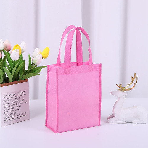 Sewing non-woven handbags custom clothing store bags gift non-woven bags wholesale folding shopping bags