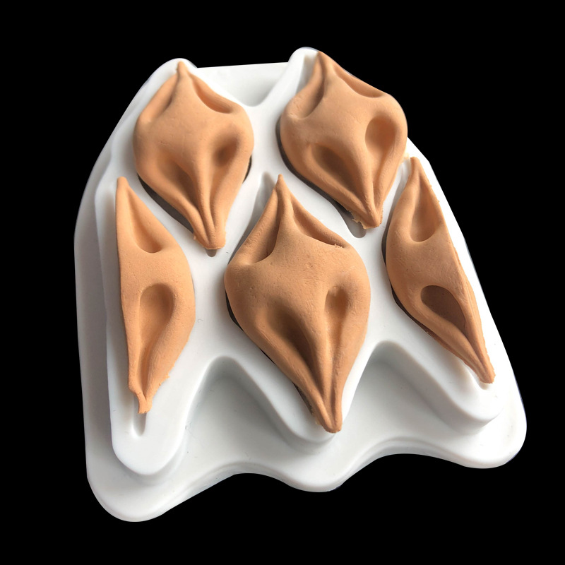 Patrón de estilo europeo colgante frontera forma de chocolate para hornear fondant cake Edge decoración de silicona epoxi molde