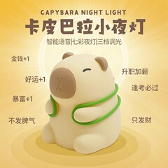 ネットセレブ人気ナイトライト カピバラ背中カメ 減圧 睡眠補助 ベッドサイド 睡眠パットライト ソフトライト