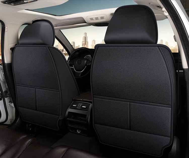 Summer New Fully Surrounded Car Special Seat Cushion Linen Car Cushion Five-Seater Universal Seat Cover Linen Breathable Seat Cushion