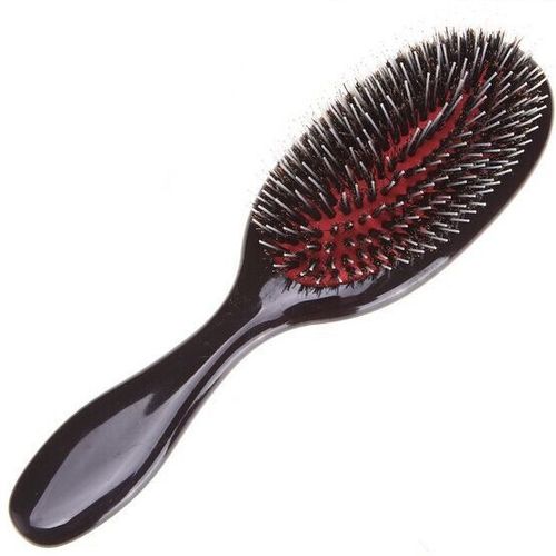 Bofei wig comb large plate boar bristle massage comb air bag comb health care hair comb red leather comb smoothing comb hairdressing comb