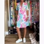 印花女士宽松数码连衣裙