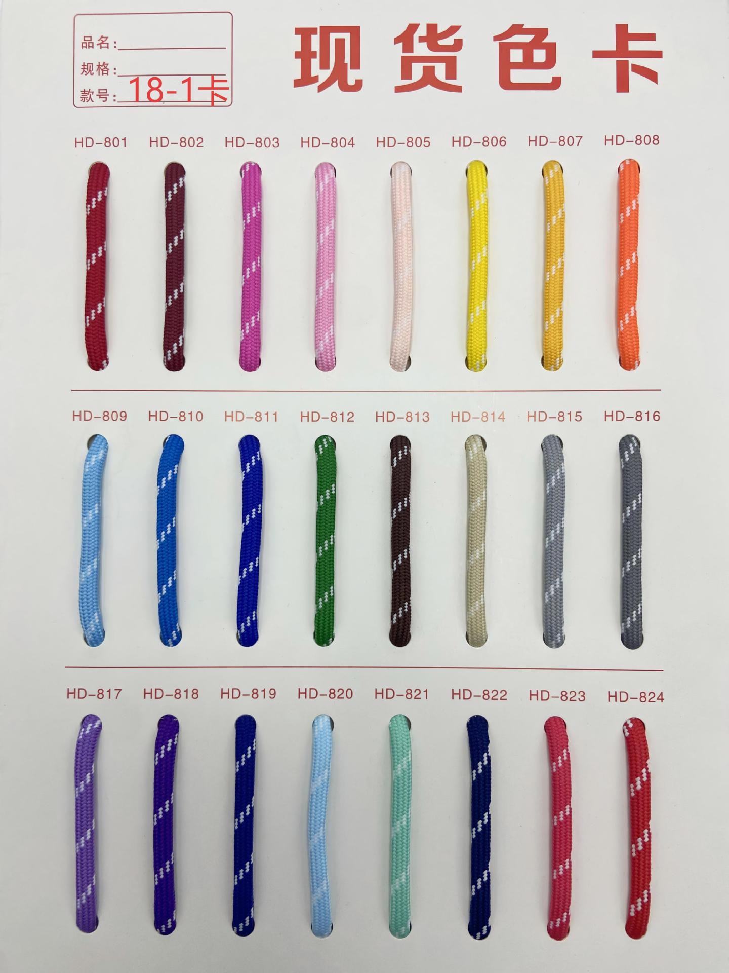 Inventario de 4mm poliéster de color brillante punto de salto reflectante cuerdas de sombrero de núcleo hechas a mano DIY cuerdas redondas trenzadas cordones de zapatos reflectantes