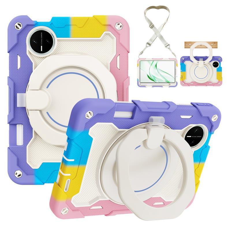 Suitable for Huawei MatePad Mini tablet case 8.8 inch 2025 protective cover, anti-drop silicone stand with wrist strap 360 Suitable for Huawei MatePad Mini tablet case 8.8 inch 2025 protective cover, anti-drop silicone stand with wrist strap 360