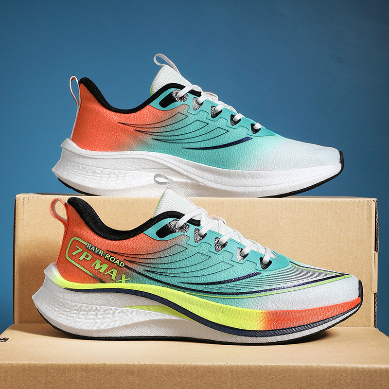 2025 nuevas zapatillas para correr de suela suave de palomitas de maíz con absorción de impactos y desgaste